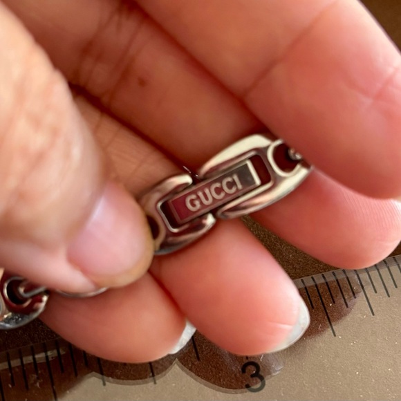 GUCCI Vintage Interchangeable bezel watch in working condition / with pouch - Picture 11 of 11